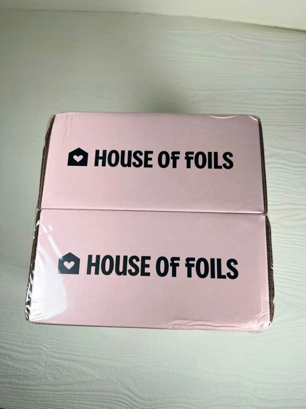 House of Foils Pink Gingham Plaid Hair Coloring Foils